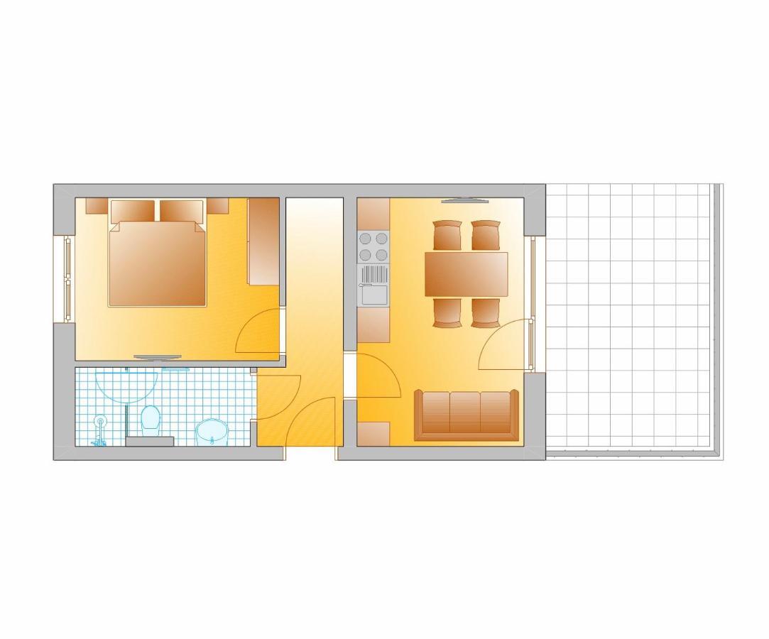 Appartement Hammerrain Флахау Экстерьер фото